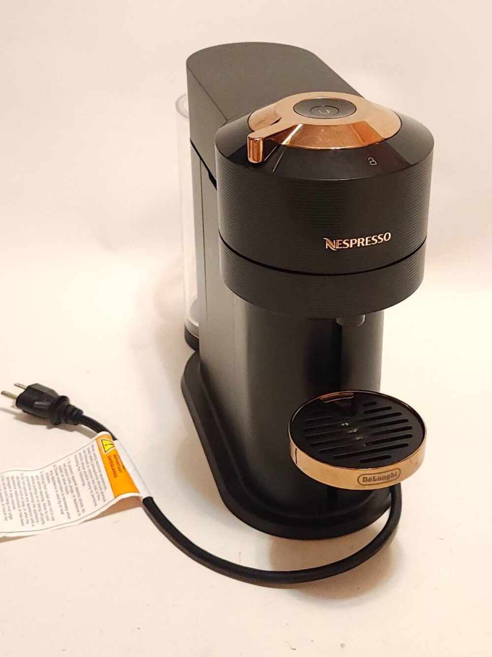 Vertuo Next Premium Black Rose Gold delonghi Nespresso ENV120B WORKS